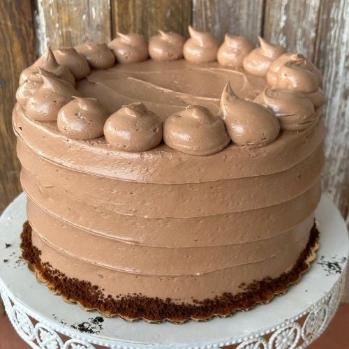 Chocolate Cake with Mocha Buttercream Frosting - Baker by Nature | Recipe |  Tasty chocolate cake, Peanut butter fudge easy, Chocolate mocha cake