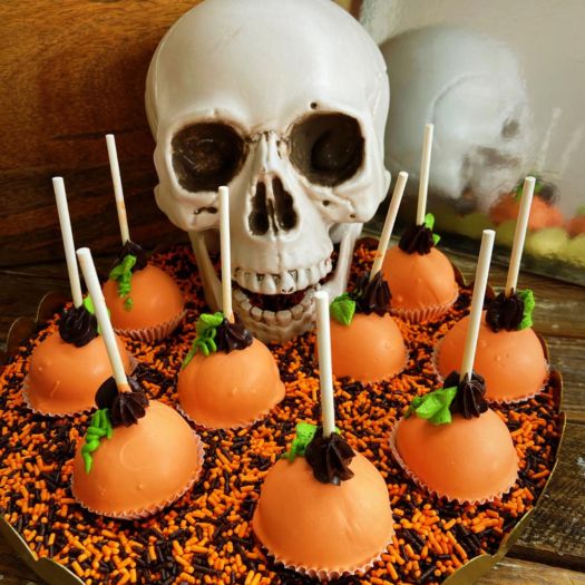Pumpkin Cake Pops Hallween Desserts Preorder Menu Columbia, SC